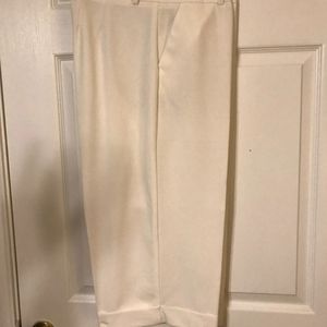 White Capri Dress Slacks